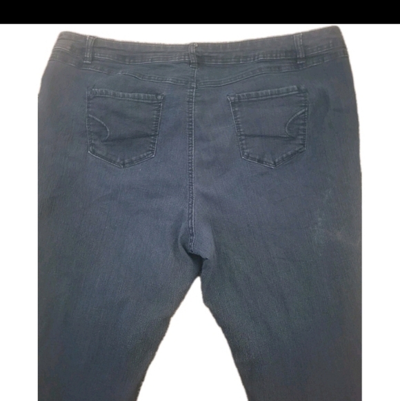 Dark Blue Denim Jeggings - Picture 6 of 7